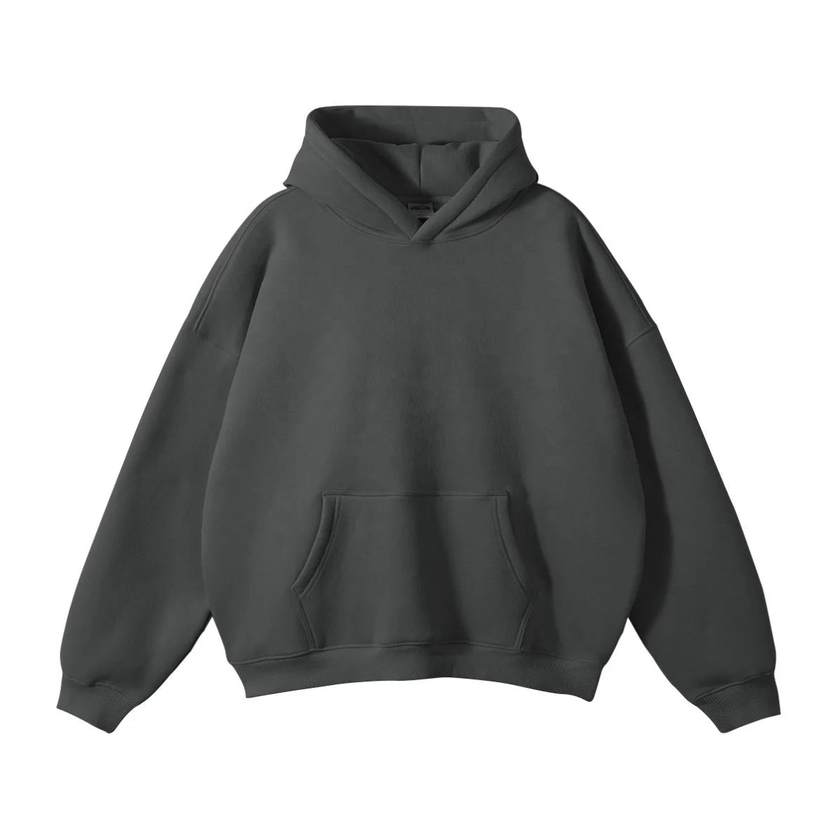 350GSM Custom Heavyweight Cotton Polyester Oversized Fleece Blank Plain Pullover Boxy Hoodies Sweatshirts Manufacturer