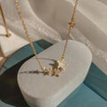 Simple Gold Clavicle Fine Jewelry Necklaces  Personality Fashion Five-pointed Star Pendant Jewelry Stainless Steel Necklace