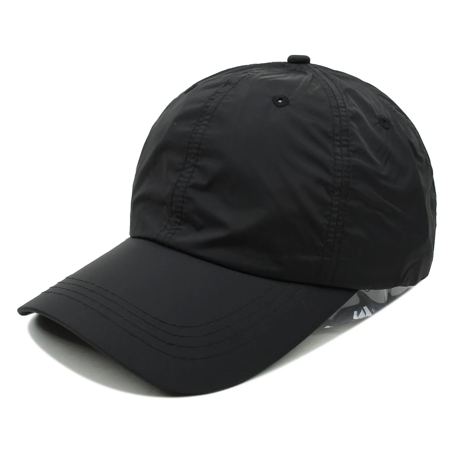 Men Women Dry Quickly Cap for Summer Thin Nylon Plain Sports Hat Curved Custom Baseball Cap