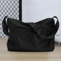 Men's Fashionable Nylon Weekender Hockey Messenger Crossbody Bag with Waterproof Wheel Lightweight & Anti-Theft for Weekends