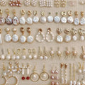 New Jewelry Designer Wholesale Gold Plated Fresh Water Wedding Pearl Earrings for Women Jewelry Gift