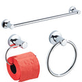 4-Piece Bathroom Accessories Set for Hotels Includes Towel Rack
