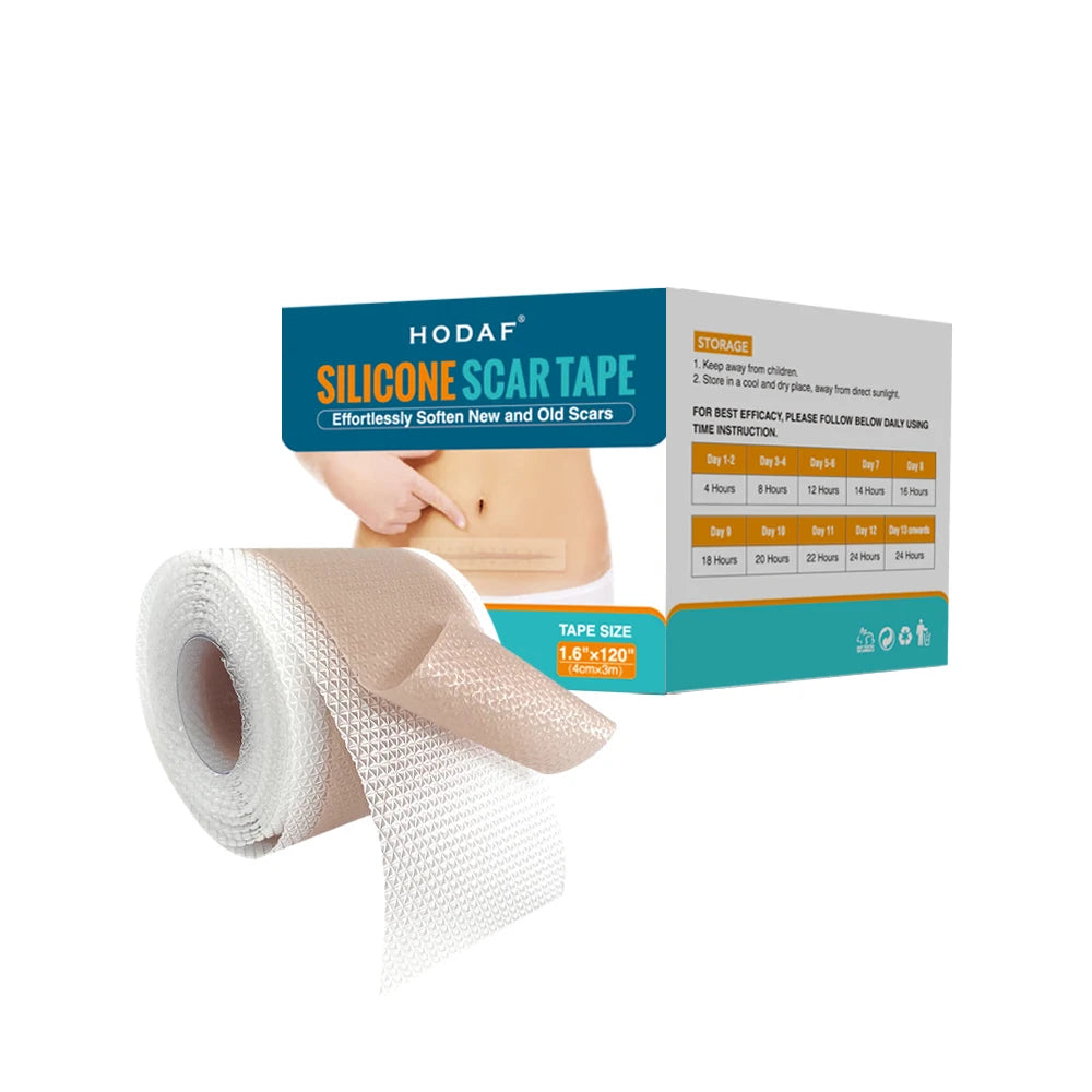 Eco-Friendly Silicone Gel Scar Sheet Reusable Advanced Scar Stripsfor Surgical Scars Factory Direct Sale Good Adhesive Capacity
