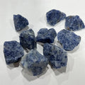 Wholesale Natural Healing Gemstone Rough Raw Crystal Stones Blue Dot Rough Stone