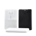 20ml Capacity Refillable Fragrance Pump Sprayer Black White Transparent Plastic Square Credit Card Type Seal Wholesale Products