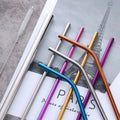 Best Quality Food Grade Custom Metal Straws Stainless Steel 18/8 Colorful Straw