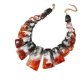 Wholesale 2024 Latest Style Retro Three-piece Set Personality Exaggerated Jewelry Necklace Earrings Set