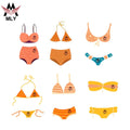 MLY Swimwear Free Sample Custom Logo Wholesale Swim Wear Made in China
