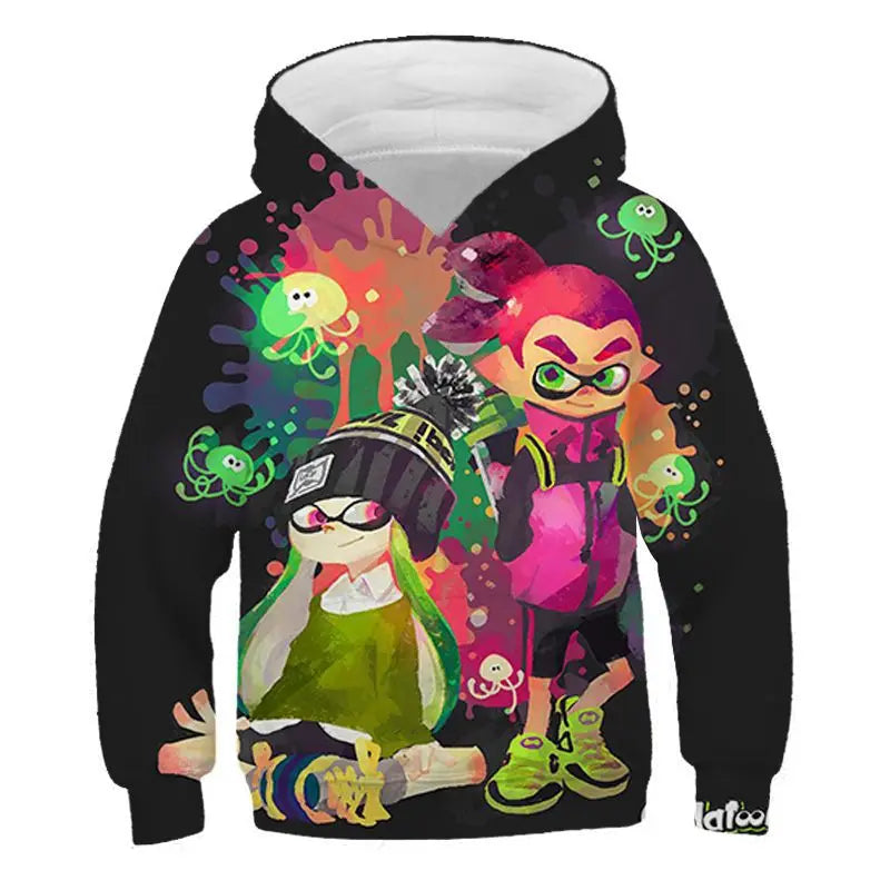 Fitspi Wholesale Hot Game Design Hoodies 3d Digital Printing Casual Hooded Sweater Sweatshirt Pulloverfor Men and Women