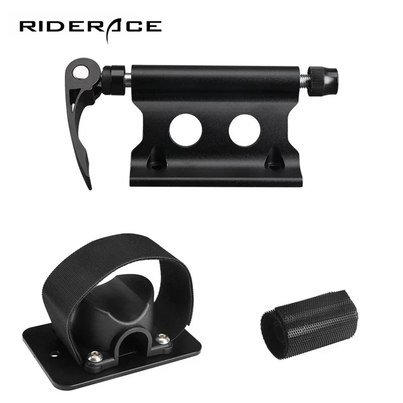 RIDERACE Bike Fork Mount Road Bicycle Quick Release Thru Axle Bracket Car Roof Rack Carrier Adapters MTB Fork Installation Mount