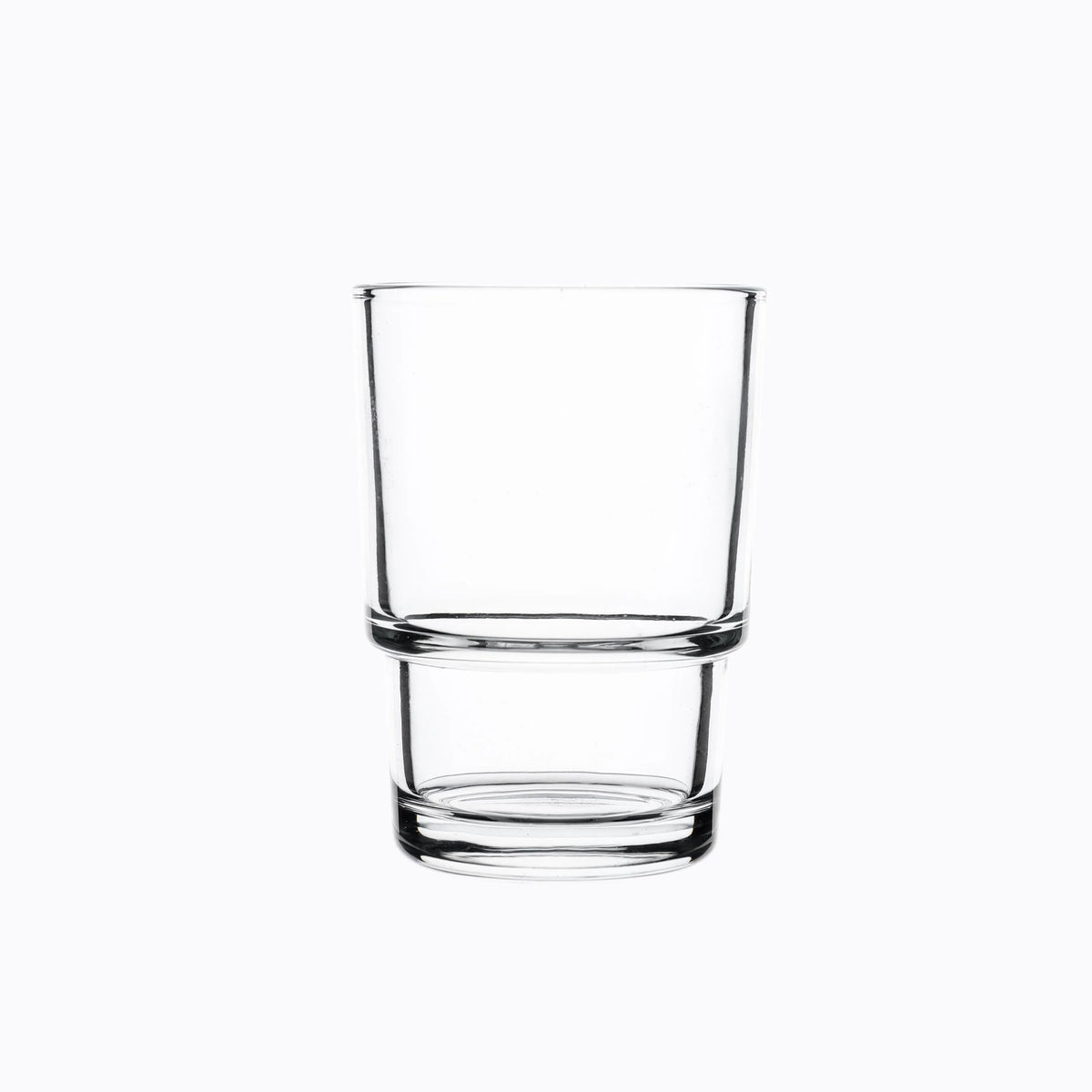 NOVEDO Modern Nordic Style Reusable Transparent Ribbed Highball Glass Machine Pressed for Juice Beer Soda Iced Coffee Wedding