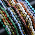8x12mm Natural Crystal Beads Teardrop Shape Spacer Loose Gemstone Beads for Jewelry Making DIY Bracelet Necklace