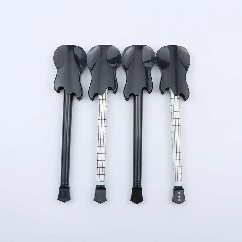 China Hot Sale Stock Plastic  Guitar Ballpoint Pen