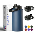 Big Capacity One Gallon 304 Stainless Steel Insulated Jug Beer Travel Sport Canteen Water Bottle 24-36 Hours Thermal Insulation