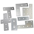 2020/3030/4040 Aluminum Extrusion Profile Construction Brackets with T V L I Shape Outer Plate Connectors T Type Outer Connector