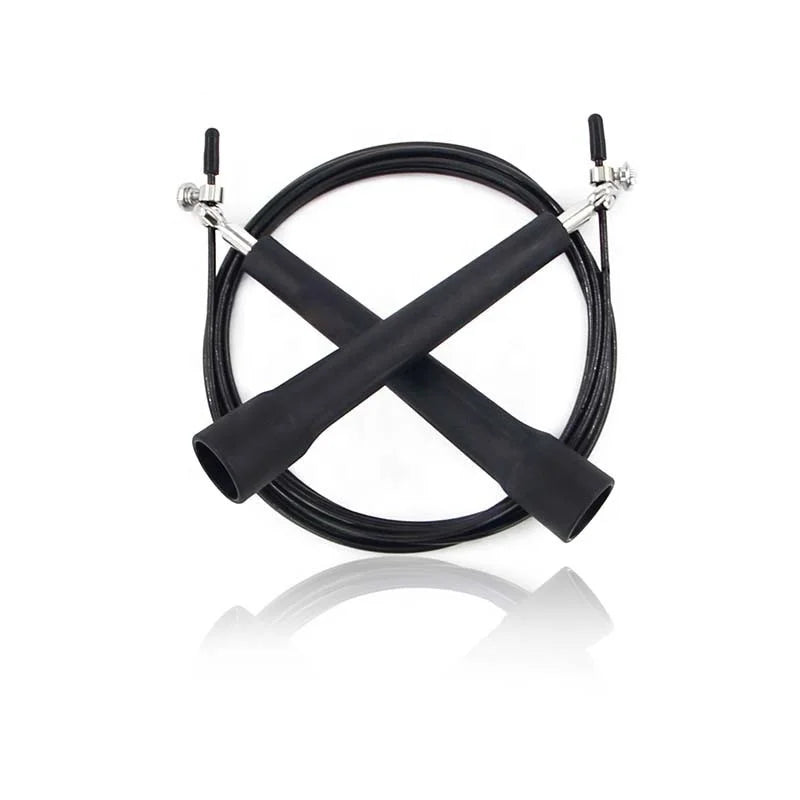 PP Wholesale Custom Logo Training OEM Adjustable Professional Long Handles Speed Bearing Quality Skip Jump Rope