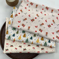 20*20 130GSM Christmas Digital Print Fabric Cotton Woven for Shirt or Table Cloth