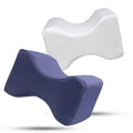 Resilience Memory Foam Knee Support Pillow Leg Pillow for Side or Back Sleepers Pregnancy Relief Sciatic Pain