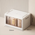 Multifunctional Plastic Household Storage Organizer Box with Lid Portable Thickened Collapsible Container Box with Handle