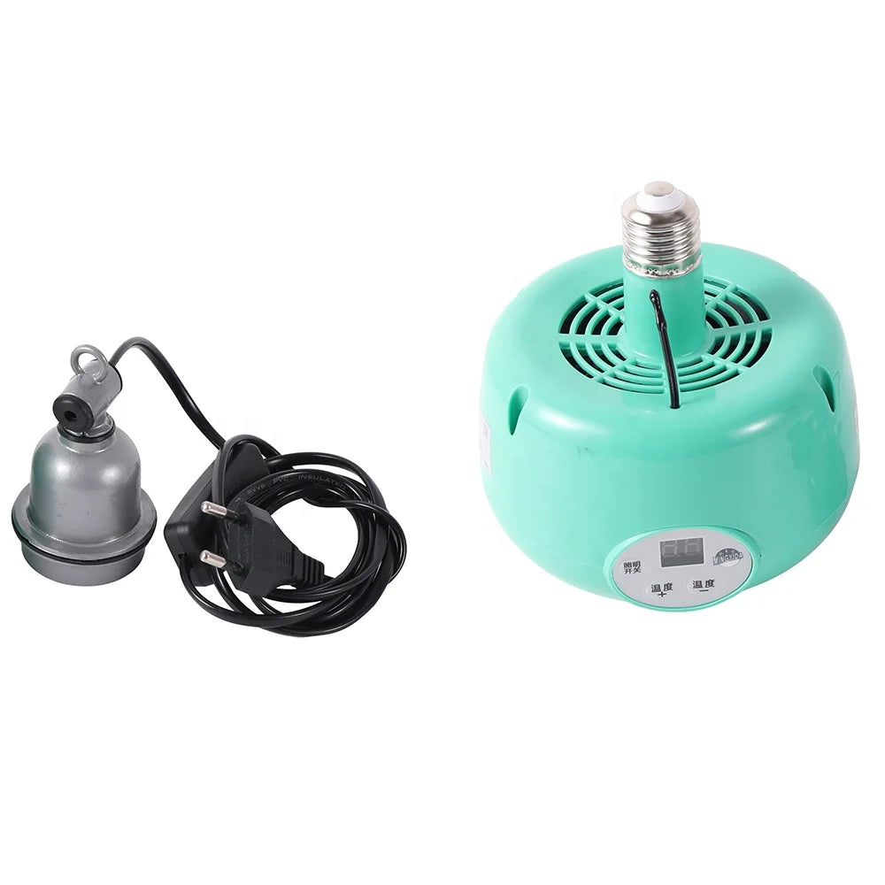 300W Pet Heating Lamp Animal Warm Light Chicken Livestock Thermostatic Temperature Controller Heater Reptile Box Heating Lamp