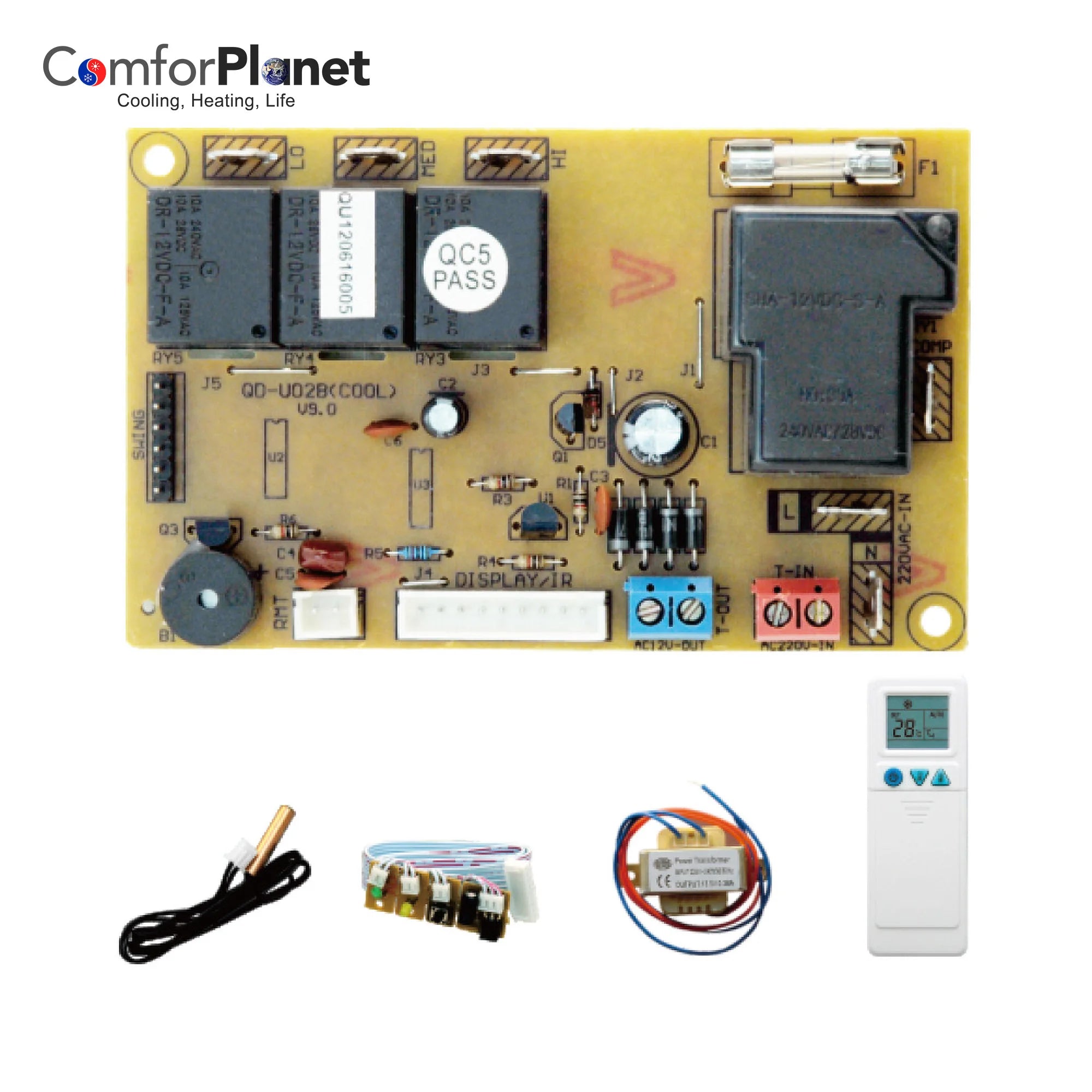Universal A/C Remote Control System QD-U02B Full Function Circuit Board for Air Conditioner