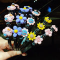 Non- Hoop Sweet Floral Kids Girls Headpieces Hairband Christmas Gift Party Cartoon