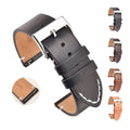 Genuine Leather Watch Strap for Samsung for Galaxy Watch Active 2 Gear S3 S2 Wrist Band Bracelet Sizes 12mm 14mm 16mm 18mm 20mm