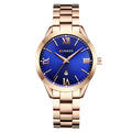 CURREN 9007 Women's Waterproof Quartz Wristwatch Sport Type Oval Case 16mm Steel Bracelet Simple Dress Fashionable Relogio Gift