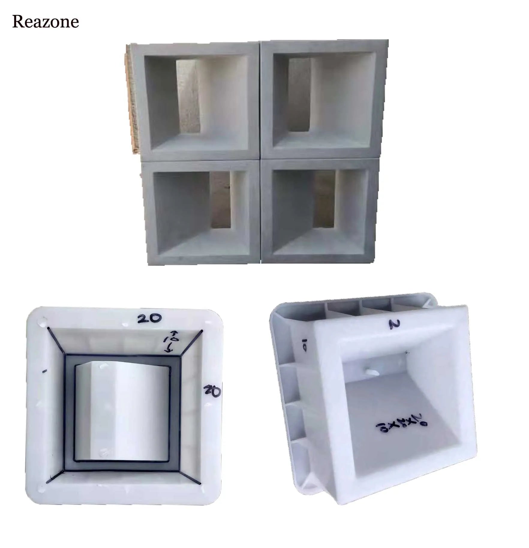 Plastic Breeze Block Garden Concrete Ventilation  Stone Window  Brick Exterior Decoration Back Ground Wall Molds Molding