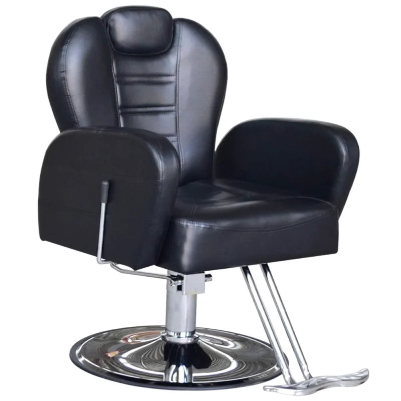 HICOMED Black High Quality Wholesale Salon Furniture Barber Shop Hairdressing Tattoo Chair Hydraulic Rotating Barber Chair
