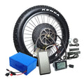 Fastest DIY 72v 8000w 5000w Ebike Conversion Kits 19INCH 21INCH Big Battery Option 2000w Ebike Conversion Kit for Sale