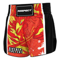 Red Phoenix Muay Thai Shorts Lightweight & Durable for Kickboxing MMA Muay Thai
