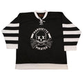 Custom Black Mesh Fabric Ice Hockey Jersey Youth Size Blank Ice Hockey Uniform