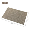 Luxury PVC Woven Table Mats Wedding Rectangular Waterproof Heat Insulation Placemats for Dining Table Luxury Dining Decoration