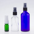 Custom 1oz & 2oz Eco-friendly Glass Fine Mist Spray Bottle Refillable for Skin Care Cream Colorful Convenient Spray Pump Cap