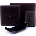 New Product Ideas Luxury Rectangle Velvet Double Ring Jewelry Packaging Box Wholesale Gift Boxes with Snap Closure