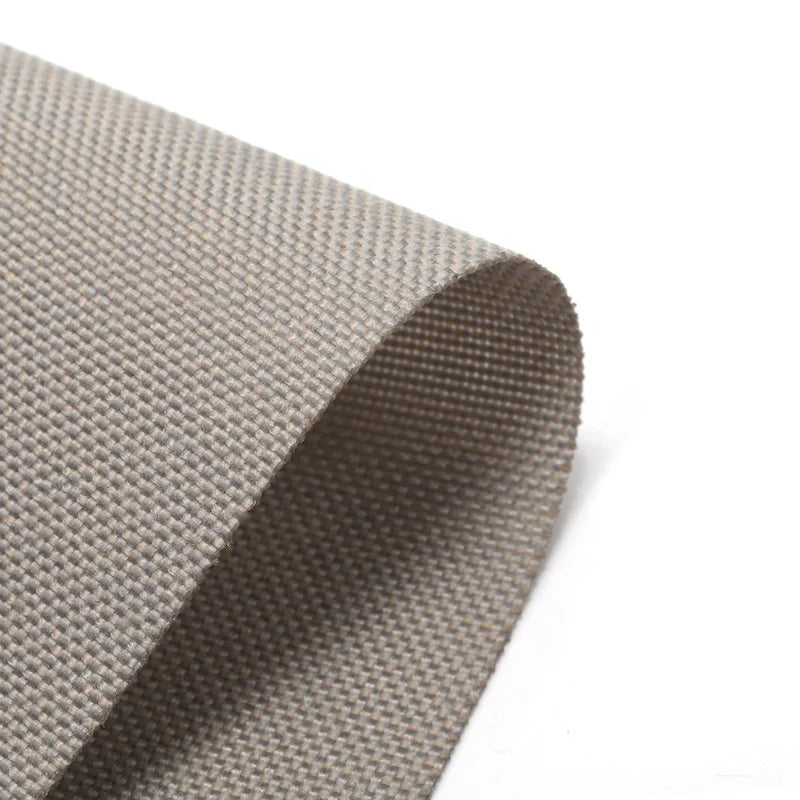 2025 Hot Sale 100% Olefin Beige Plaid Oxford Fabric Solution Dyed for Outdoor Home Textiles & Bags for Outdoor Sofa Cushions
