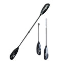 Inflatable Stand-Up Paddle Surf Accessory with 2 Sections Kayak Paddle ABS Blade 3K Fiberglass Shaft for Waterplay Surfing