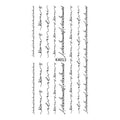 Custom OEM Temporary Tattoos Fashional Design Body Arm Hand Foot Makeup Waterproof English Words  Factory Tattoo Stickers