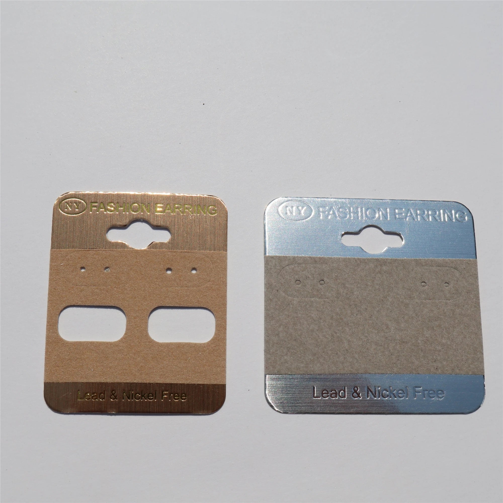 Premium Brand Jewelry Tags&Cards Silver Foil EVA Flocked Stickers Specialty Paper Jewelry Tags and Cards