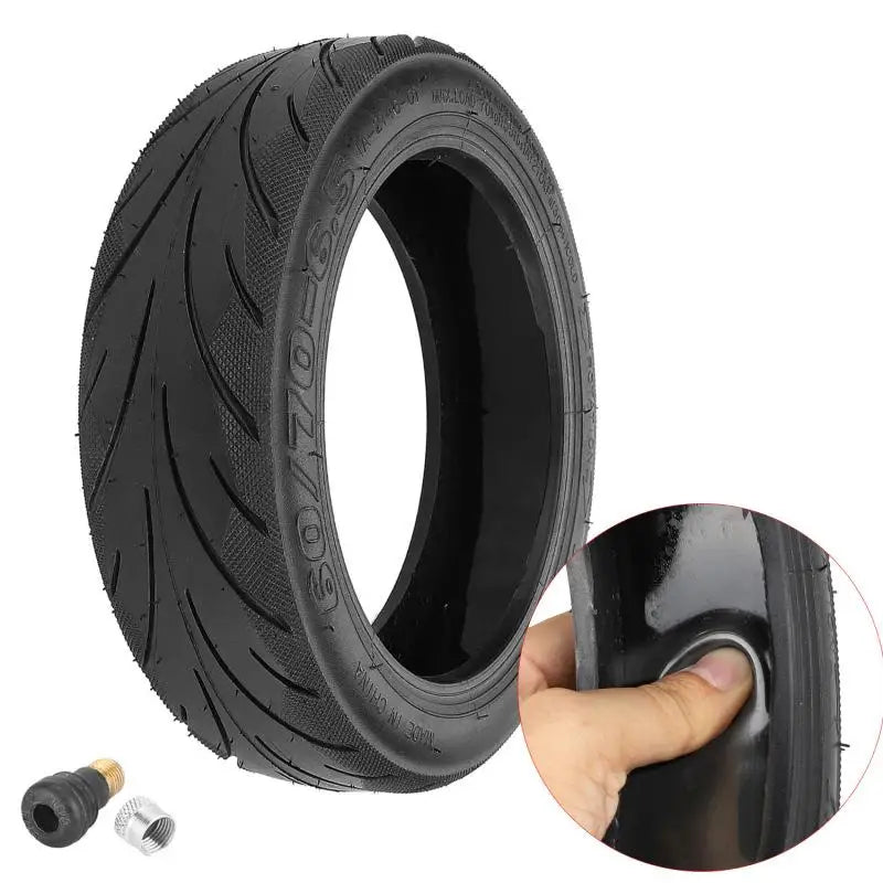 New Image Eu Warehouse Wholesale Tires 60/70-6.5 Tubeless Tire with Glue Inside+valve for MAX G30 ELectric Scooter  Wheel Parts