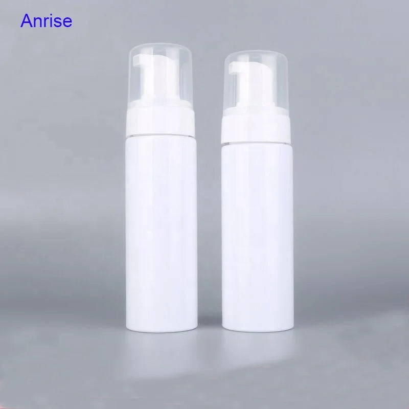 50ml 60ml 80ml 100ml 150ml 200ml White Plastic Facial Cleanser Soap Foam Pump Bottle