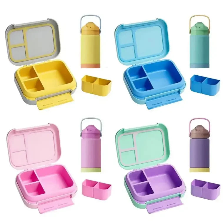 Back School Supplies Cute Gift Eco-Friendly Large Capacity ABS BPA Free Leak Proof Dishwasher Safe Lunch Containers Box