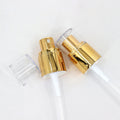 DIN 20mm Cosmetic Bottle Golden Spray Cap Pump Head 20mm Skin Care Lotion Dispenser Golden Pump Mist Spray Cap Neck Size