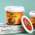Factory Price 1kg/32oz/1000ml/1L PP Plastic Food Grade Barrel Bucket Tamper-Evident Lid Handle Custom Logo Eco Friendly Gloss