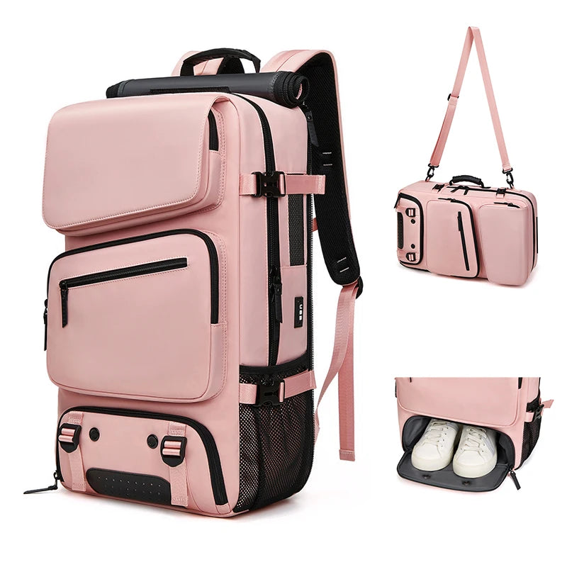 Wholesale Outdoor Waterproof Travel Bag Men Trendy Hiking Sports Leisure Backpack Oxford Climbing Travel Backpack
