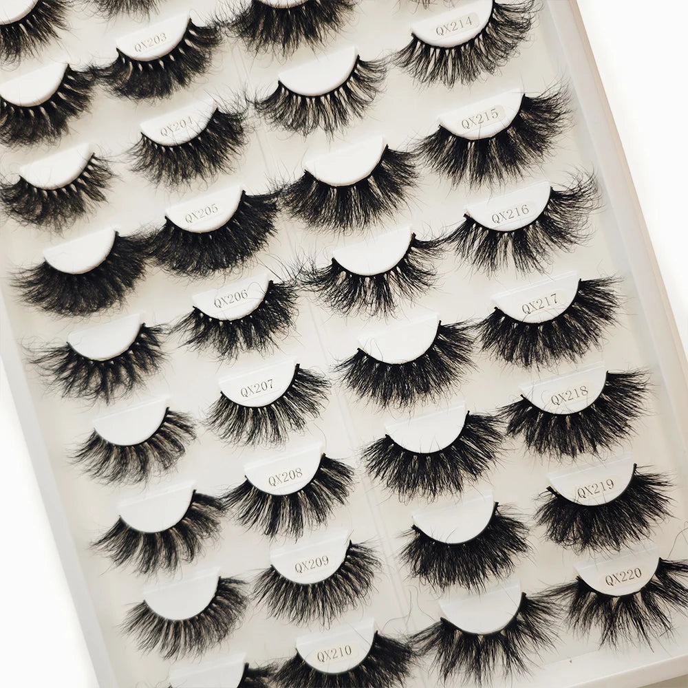 Wholesale Lashes Real Hand Made Synthetic Hair Own Brand 3d Silk Eyelashessilk Private Label OEM Mink Eyelashes