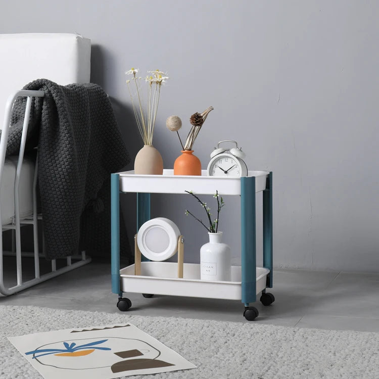 Multifunction Kitchen Vegetables Fruit Storage Shelf Rack  With Omni-directional Wheels With Good Price