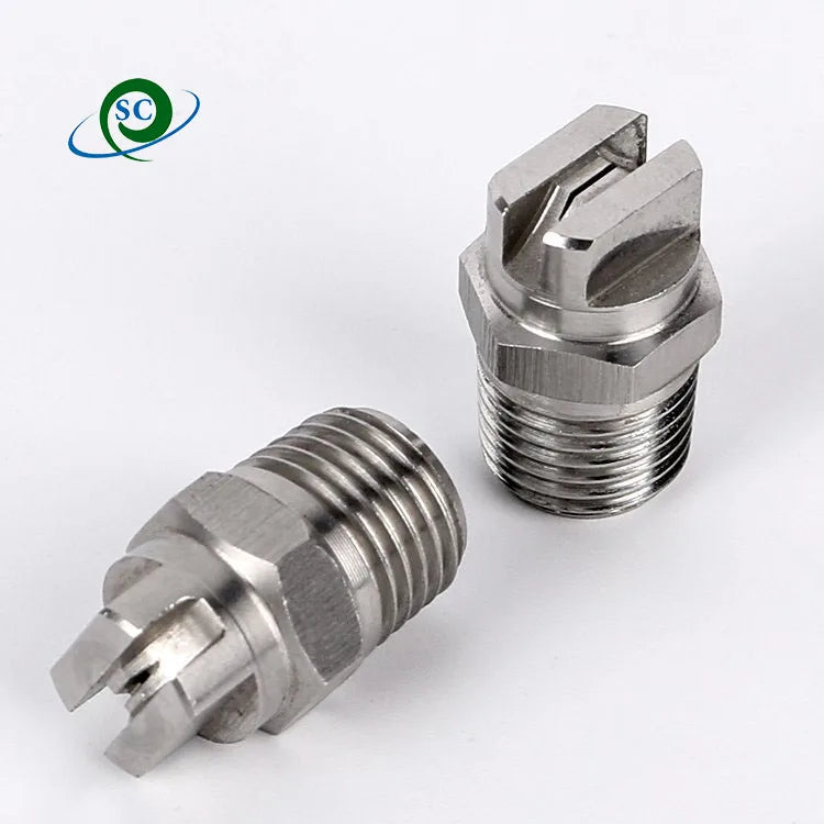 CS Industrial Flat Fan Jet Spray Nozzle 0-110 Vee/V Jet Stainless Steel BSPT Thread Fire Fighting New Condition