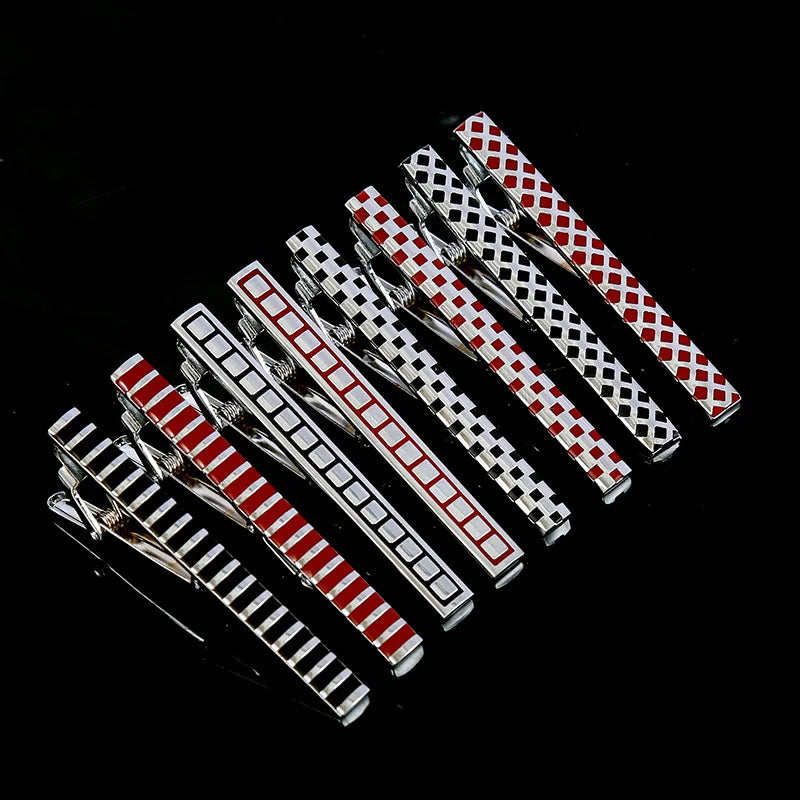 Business Essential Fashion Simple Line Tie Clip High Quality Tie Bar for Men Wedding Party Accessories